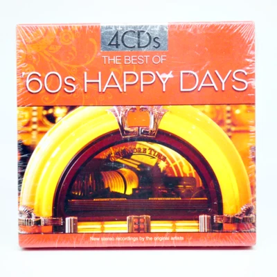 The Best of 60's Happy Days 4-CD Set (CD, 2009 Various Artis) New Sealed - Image 1 of 2