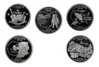 2002 -S State Quarter Proof Year set Dcam (Clad) Coins only (B5)