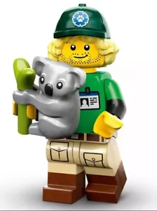 CMF LEGO 71037 Serie 24 Mini Figuras Coleccionables Auténticas Zoo Keeper Koala - Imagen 1 de 2