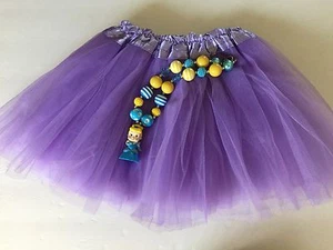 NUOVO set collana e tutù ragazza grosso PRINCIPESSA ciondolo gomma da masticare Cenerentola - Foto 1 di 2