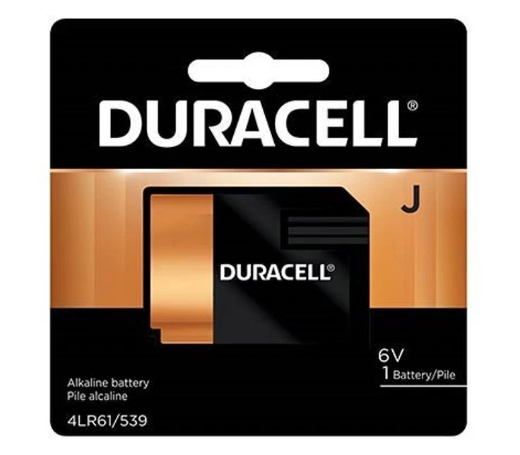1 Pk Duracell Medical 7K67, 539, 4LR61, J, 6V Battery  - Image 1 of 1
