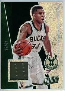 Parche Panini The National Giannis Antetokounmpo 2017/49 Rapture Parallel Bucks - Imagen 1 de 2