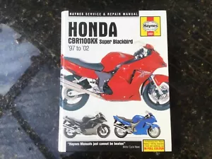HONDA CBR1100XX Super Blackbird 1997 to 2002 SERVICE REPAIR MANUAL BY HAYNES - Picture 1 of 6