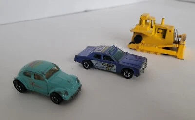 Bulldozer Volkswagen Sheriff Diecast Mattel Hot Wheels 1977 1979 1988 de colección Foto 1 de 4