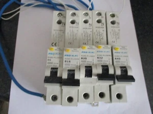 DISYUNTORES DE CIRCUITO RCBO PRO ELEC B6 B10 B16 B20 B32 B40 AMP 6KA de un solo polo - Imagen 1 de 2