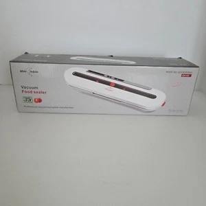 Sellador de alimentos al vacío White Dolphin QH-02 80W diseño compacto gris/blanco, nuevo - Imagen 1 de 11