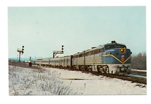 Postcard: "The Laurentian" Train Montreal to NY , Delaware & Hudson Railroad - Bild 1 von 2