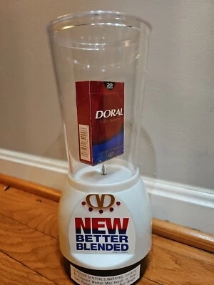 (2001) Exhibición de cigarrillos RJ Reynolds Doral "NUEVA mejor mezclada" "Licuadora" Funciona  Foto 1 de 4