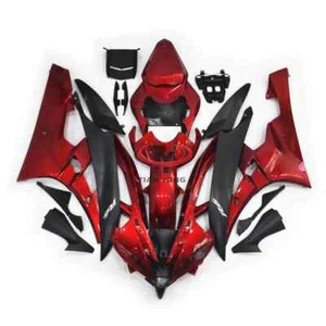 Fairing Kit For Yamaha YZF-R6 2006-2007 ABS Injection Bodywork Red Black YZF R6 - Picture 1 of 15