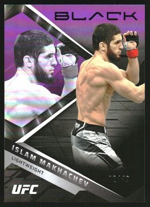 2022 Panini Chronicles UFC Purple #220 Islam Makhachev Black /49