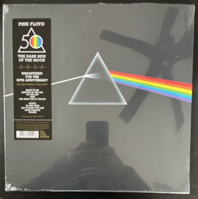 PINK FLOYD DARK SIDE OF THE MOON VINYL LP 50th ANNIVERSARY & POSTER SEALED MINT - Image 1 of 2