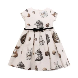 3823AP abito bimba MONNALISA girl kid cotton dress - Imagen 1 de 4