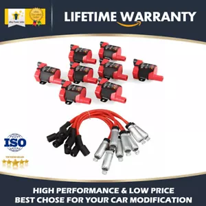 8 Set LS LS1 LS3 Ignition Coils and Plug Pack For 2000 Chevy Silverado Coil US - Picture 1 of 12