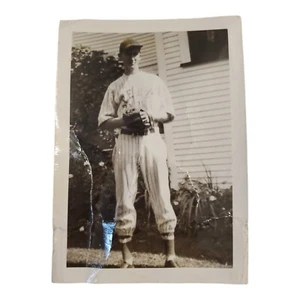 Foto de colección del jugador de béisbol ""Peru Parks"" 4,5 X 3,25" en blanco y negro - Imagen 1 de 8