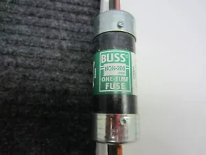 Bussmann NON-200/ 250 volt, Class K-5 fuse cartridge has a time-delay feature, - Picture 1 of 4