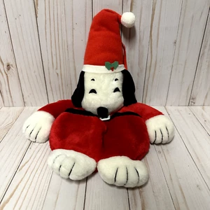 Vintage Christmas Stocking Peanuts Plumpies Snoopy Plush - Bild 1 von 9