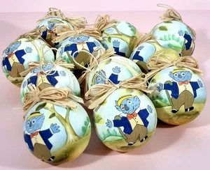 Vintage Hand Painted Blinky Bill Christmas Tree Ornaments Lot Of 11 - Bild 1 von 4