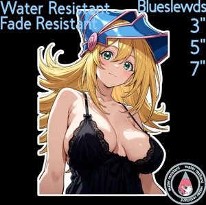 Yu-Gi-Oh! Dark Magician Girl DMG 3"/5"/7" Lewd Anime Laptop Bottle Sticker - Picture 1 of 1