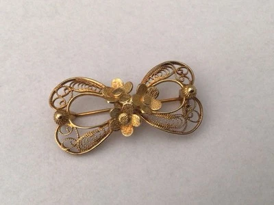 Spilla Argento 800 Vintage - Immagine 1 di 4