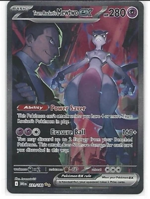 Team Rocket's Mewtwo ex 231/182 Sv10: Destined Rivals Holo - Image 1 of 4