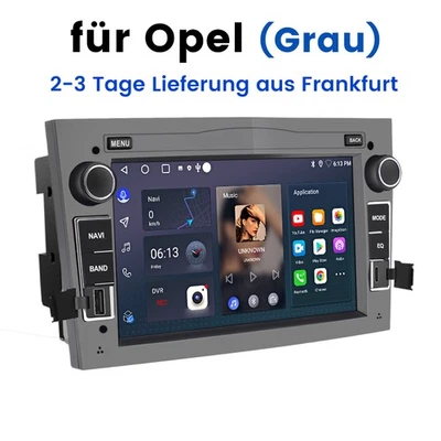 DAB+ Für Opel Astra H Corsa C D Meriva Zafira A B Autoradio 2+64G Android 14 SWC - Bild 1 von 4