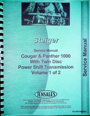 Steiger Cougar CR KR KP 1225 1280 CP 1325 1360 1400 Tractor Service Manual - Image 1 of 4