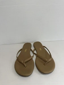 Chanclas Tkees mate para mujer, mantequilla de coco, talla 8 - Imagen 1 de 6