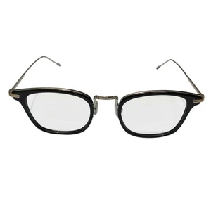 Thom Browne Sunglasses Black Clear TBX905-49-04// BLK-SLV Frame Width 14.0 cm - Picture 1 of 7