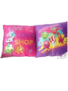Shopkins Superstars Viola Cuscino Morbido Imbottito Rosa Love To Shop - Foto 1 di 4