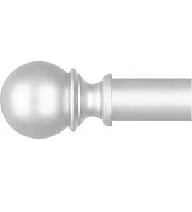 Curtain Rods for Windows 32 to 144, Adjustable Heavy Duty Wrap Around 1 Inch - Picture 1 of 8