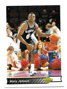 AVERY JOHNSON 1992-93 UPPER DECK CARD NEAR MINT+ CONDITION - Picture 1 of 2