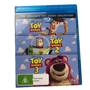 Toy Story - Trilogy Complete Toy Story Collection 1-3 Blu Ray - Region ABC - Picture 1 of 3