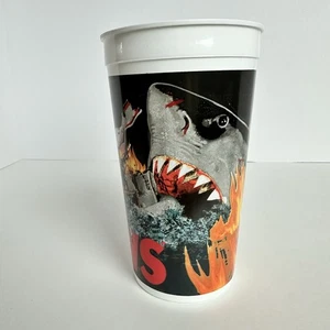 Vintage 90s JAWS The Ride Universal Studios Florida Plastic Souvenir Cup - Picture 1 of 6