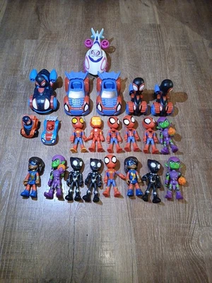 Lote Figura Spidey And Friends Marvel Duende Verde Pantera Negra Iron Man Gwen Foto 1 de 4