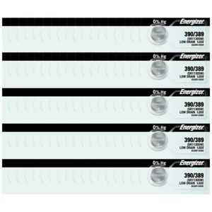 Energizer 390/389 SR1130SW Silver Oxide Watch Batteries (100 Pack) - Picture 1 of 7