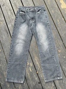 Black Jinzu Jeans Size 14(M) - Picture 1 of 8