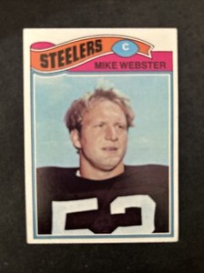 1977 Topps Rookie RC Card #99 Mike Webster Pittsburgh Steelers Nm Free Shipping!