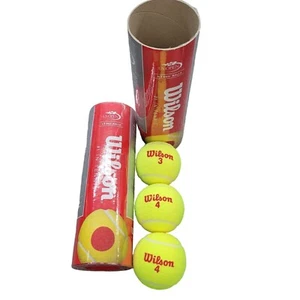 Wilson US Open rot Turnier Tennisbälle X6 ab 8 Jahren & unter Stufe 3 & 4 - Bild 1 von 5