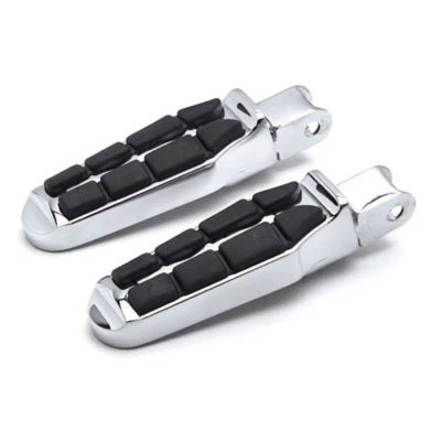 Chrome Front Foot Peg Footrests For 2004-2009 Honda VTX 1300C Fury 2009-2015 - Image 1 of 4