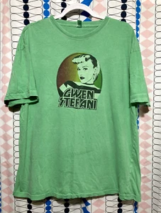 Gwen Stefani Vintage Y2K 2000s T-shirt / Green / XL - Picture 1 of 7