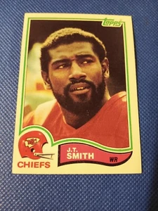 1982 JT SMITH TOPPS NFL CARD #123 KANSAS CITY CHIEFS KCNORTH TEXAS STATE - Picture 1 of 2