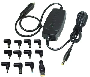 12V to 19V Car Charger DC Power Converter (Max 120W) with 12 Connectors - Picture 1 of 4