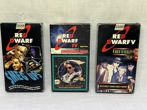 Red Dwarf Smeg Ups, Dimension Jump (IV), Back To Reality (V) (LOT OF 3) VHS - Picture 1 of 3
