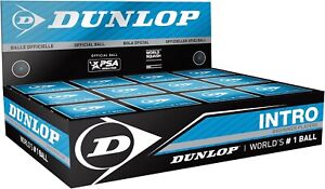 Dunlop intro confezione 12 palline da squash NUOVO