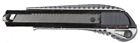 Cuttermesser Aludruckguss Metallführung autom. Arretierung, 18mm Messer + Klinge