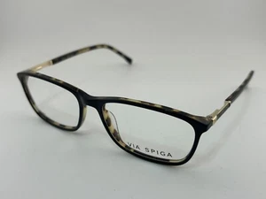 VIA SPIGA Zyloware Evangelina 500 - 135 Tortoise Plastic Eyeglass Frames - Picture 1 of 6