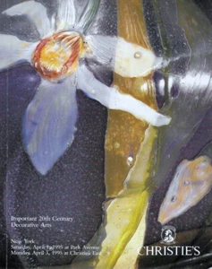 CHRISTIE'S - IMPORTANT DESIGN - NEW YORK - APRIL 1 & 3, 1995 - Imagen 1 de 1