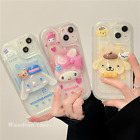 Cinnamoroll Pom pom Purin My Melody Phone Case iPhone 11/12/13/14 Pro Max Cover