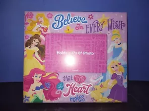 Disney Parks Believe in Every Wish that Your Heart Makes 4x6 Picture Frame - Picture 1 of 4