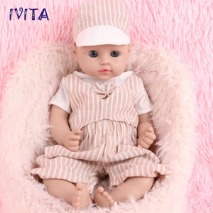 Handgemachte Silikon Reborn Puppen 18" Realistisch Junge Baby Puppen - Bild 1 von 12